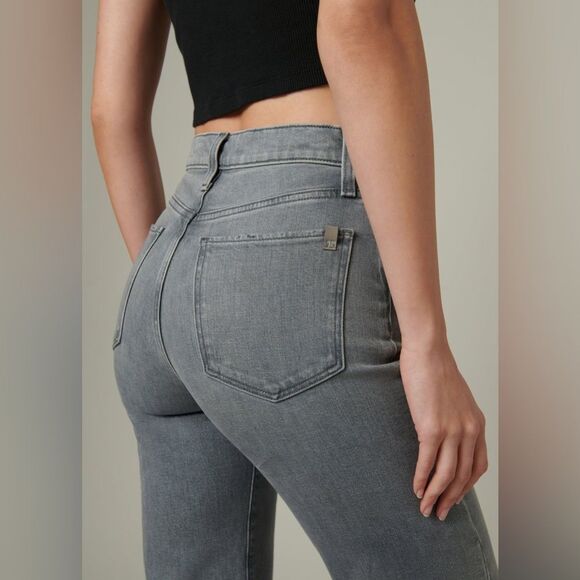 Joe’s Jeans The Blake High Rise Wide Leg Crop in Light Hearted Grey Wash Size 30 - Picture 11 of 16